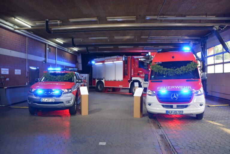 Drei neue Fahrzeuge für die Feuerwehr Alfeld